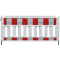 Schake EURO | panel fence | film RA2/B, red / white | length: 1,20 m | without lamp adapter